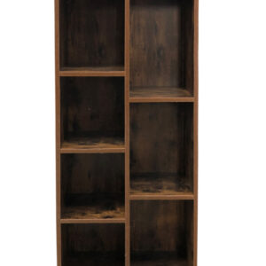 Bücherregal 7 offener Schrank - Wandschrank - dunkelbraun