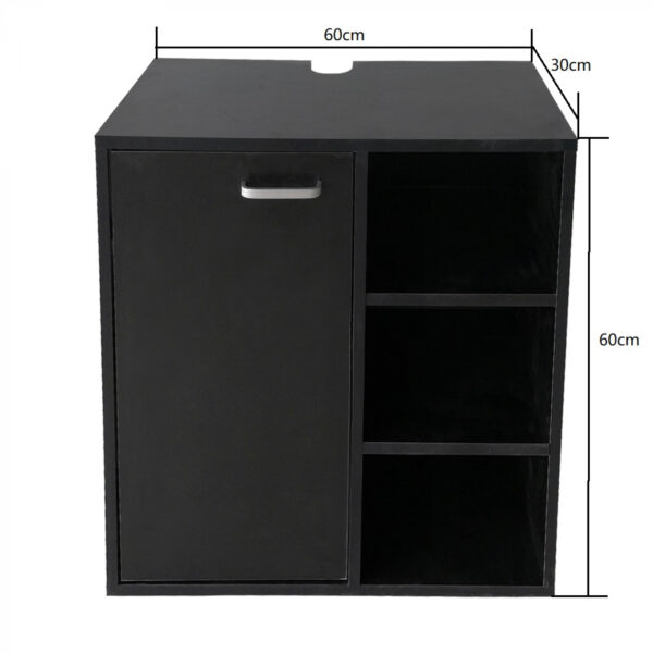  Waschbeckenschrank – Badmöbel – schwarz