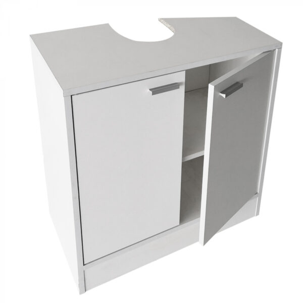   Waschbeckenschrank – Badmöbel – weiß