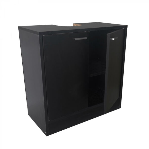   Waschbeckenschrank – Badmöbel – schwarz