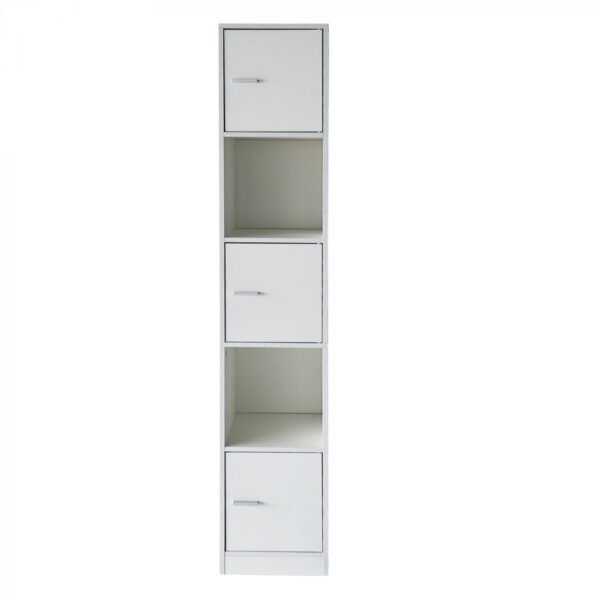 Säulenschrank Badezimmer - Schrank Badezimmer Schlafzimmer oder Flur - 180 cm hoch - VDD World DE