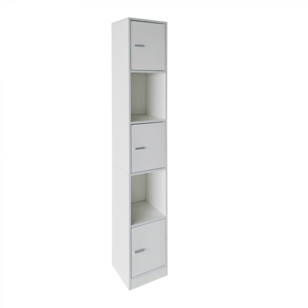 Säulenschrank Badezimmer - Schrank Badezimmer Schlafzimmer oder Flur - 180 cm hoch - VDD World DE