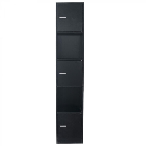   Säulenschrank Badezimmer – Aufbewahrungsschrank Badezimmer Schlafzimmer oder Flur – 180 cm hoch
