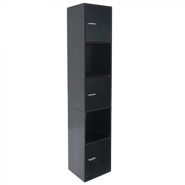   Säulenschrank Badezimmer – Aufbewahrungsschrank Badezimmer Schlafzimmer oder Flur – 180 cm hoch