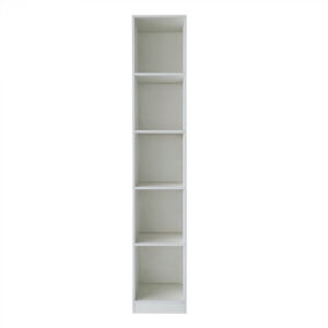 Säulenschrank 5 offene Fächer - Aufbewahrungsschrank Badezimmer Schlafzimmer oder Flur - 180 cm hoch