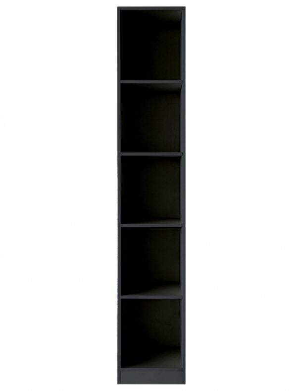 Säulenschrank 5 offene Fächer - Aufbewahrungsschrank Badezimmer Schlafzimmer oder Flur - 180 cm hoch - VDD World DE