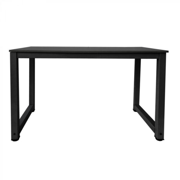   Schreibtisch Computertisch – Küchentisch – Metall Holz – 120 cm x 60 cm – Schwarz