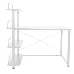 Schreibtisch-Laptop-Computertisch - platzsparend - 70 cm x 50 cm - schwarz - VDD World DE