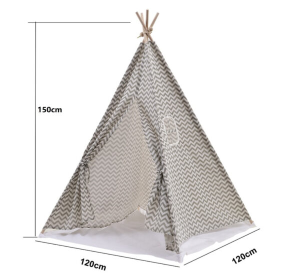 Tipizelt Spielzelt Floortje - Wigwam - mit Bodenkissen - VDD World DE