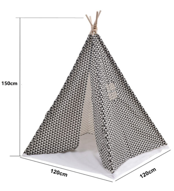 Tipizelt Spielzelt Floortje - Wigwam - mit Bodenkissen - VDD World DE