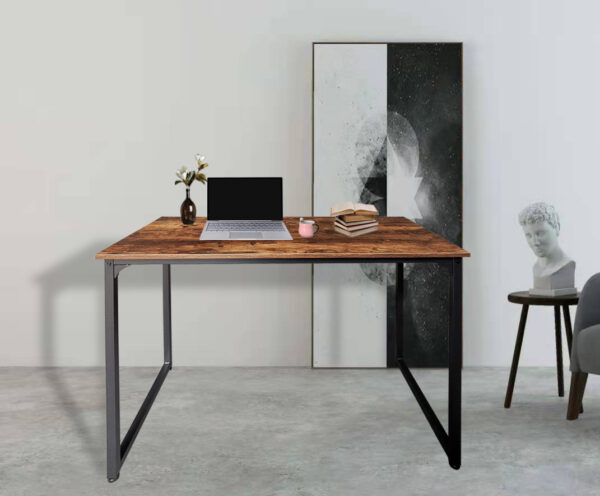 Schreibtisch Stoer - Laptoptisch - Computertisch - Industrial Vintage - Black Metal Vintage Brown - VDD World DE