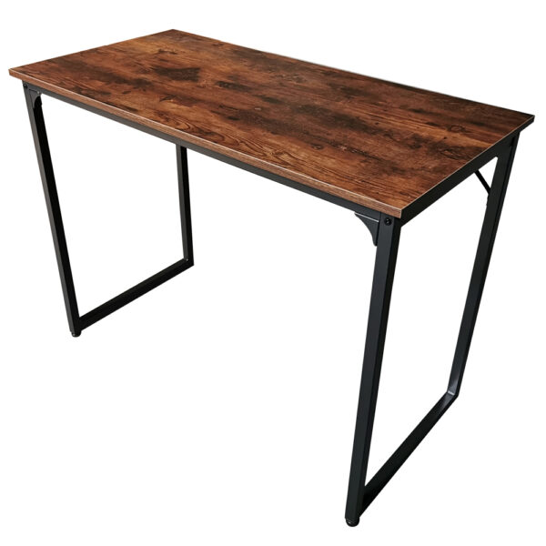Schreibtisch Stoer - Laptoptisch - Computertisch - Industrial Vintage - Black Metal Vintage Brown - VDD World DE