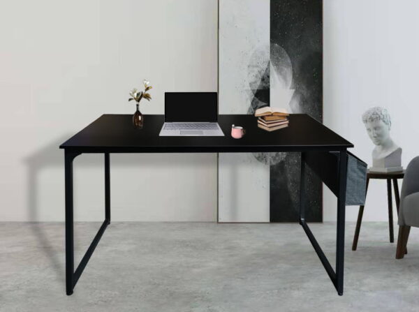 Schreibtisch Stoer - Laptoptisch - Computertisch - Industrial Vintage - 120 cm breit - schwarz - VDD World DE