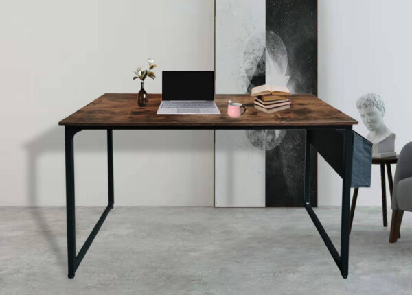 Schreibtisch Stoer - Laptoptisch - Computertisch - 120 cm breit - vintage braun - VDD World DE