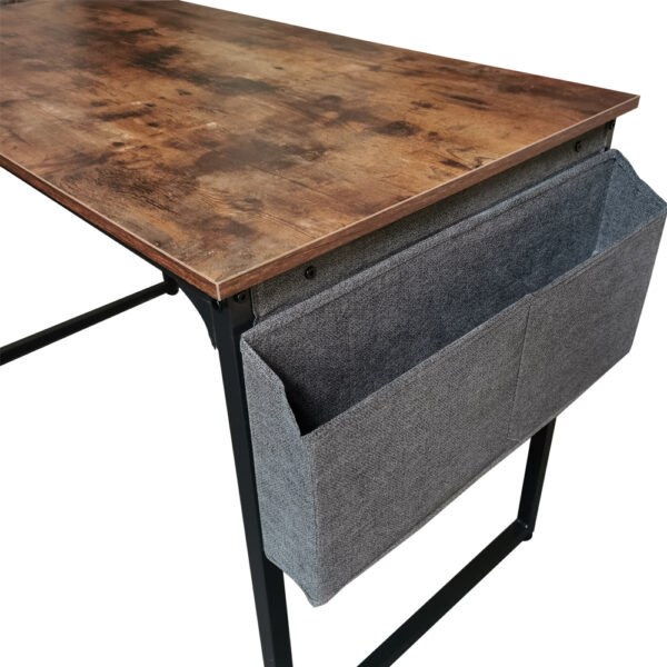 Schreibtisch Stoer - Laptoptisch - Computertisch - 120 cm breit - vintage braun - VDD World DE