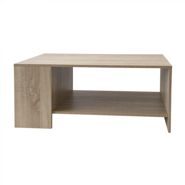   Couchtisch – Beistelltisch mit Stauraum – Braun Sonoma