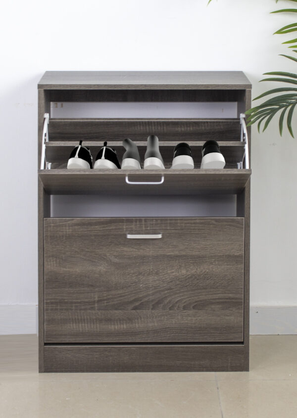 Schuhschrank - Schuhregal - 2 Fächer - VDD World DE