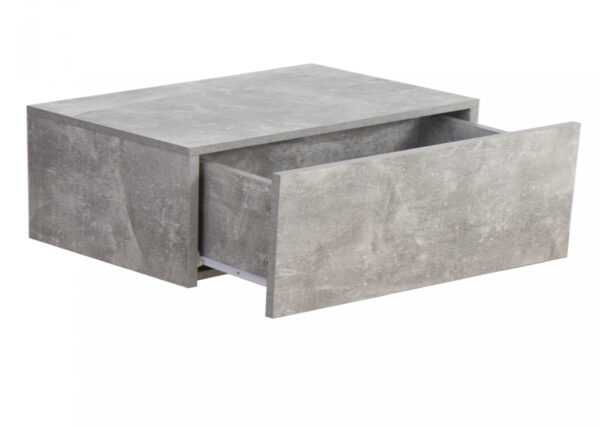 Schwebender Nachttisch - hängender Flurschrank - industriell - 50 cm breit - VDD World DE
