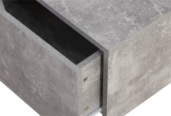 Schwebender Nachttisch - hängender Flurschrank - industriell - 50 cm breit - VDD World DE