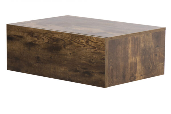 Schwebender Nachttisch - Hängeschrank - mit Schublade - 50 cm breit - VDD World DE