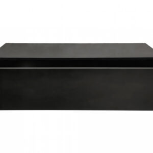 Schwebender Flurschrank - Hängender Sideboardschrank - 100 cm breit - schwarz