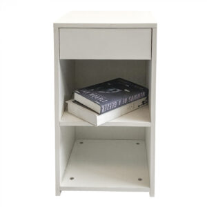 Nachttisch Flurschrank 65 cm hoch weiß
