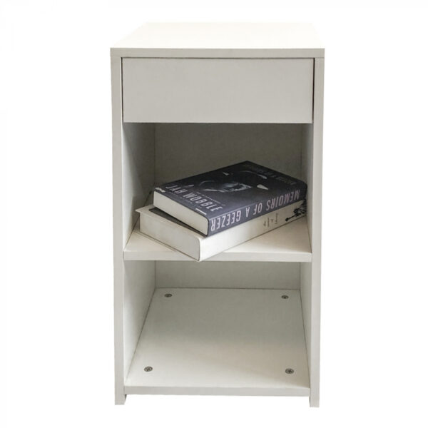 Nachttisch Flurschrank 65 cm hoch weiß - VDD World DE