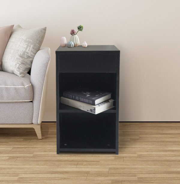 Nachttisch Flurschrank 65 cm hoch schwarz - VDD World DE