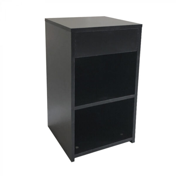 Nachttisch Flurschrank 65 cm hoch schwarz - VDD World DE