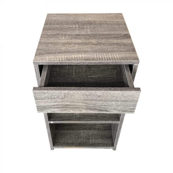 Nachttisch - Flurschrank - 65 cm hoch - grau - VDD World DE
