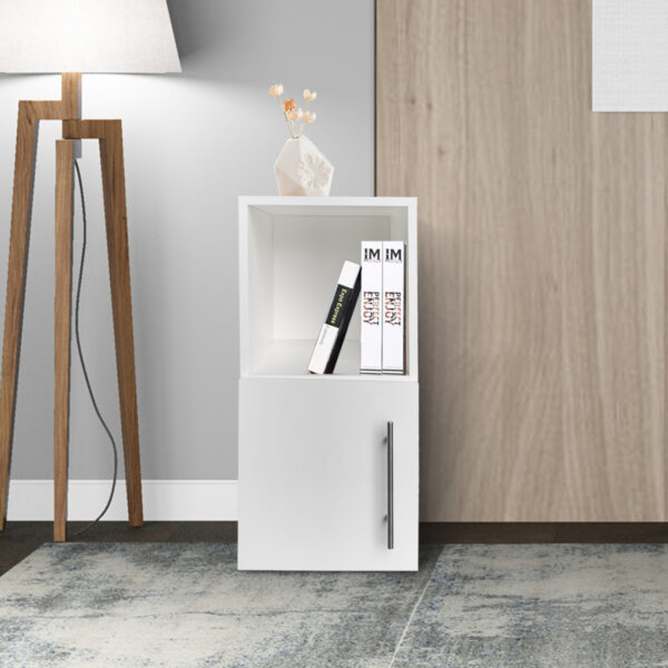 Nachttisch - Flurschrank - 64 cm hoch - weiß - VDD World DE