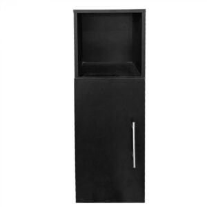 Flurschrank - Nachttisch - 90 cm hoch - schwarz
