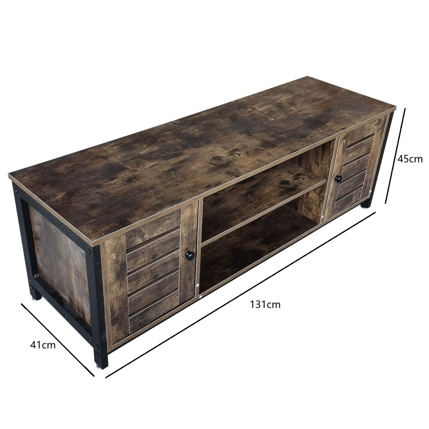 TV-Möbel Tough - Sideboard Industrial Vintage - 130 cm breit - VDD World DE TV-Möbel Tough - Sideboard Industrial Vintage - 130 cm breit - VDD World DE