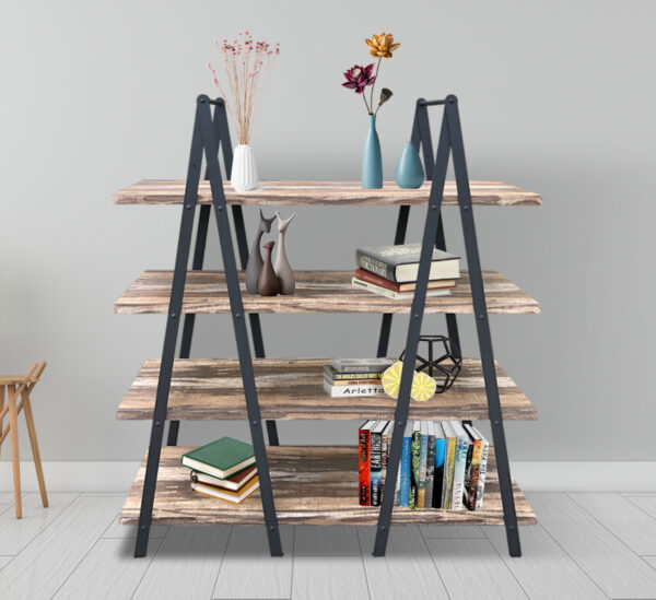 Wandschrank Bücherregal Tough - Industriedesign Metall - 140 x 146 cm - VDD World DE