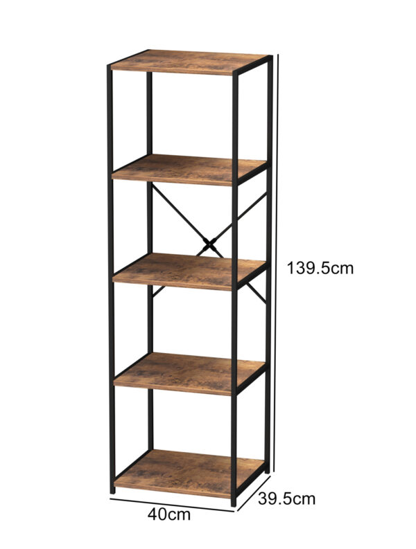   VDD Küchenschrank Industrie – Küchenregal Organisator – 139,5 cm hoch