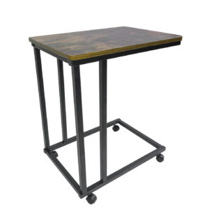 Beistelltisch Laptoptisch Tough - mobil auf Rollen - Industrial Vintage