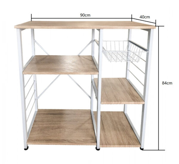   Küchenschranktisch Tough – Küchenmöbel – Beistelltisch – Industriedesign – 90 cm breit