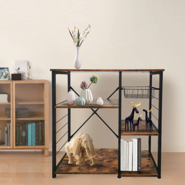 Küchenschrank Tisch Tough Industrial Vintage - Küchenmöbel Metallrahmen - 90 cm breit - VDD World DE