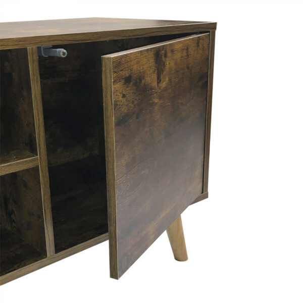 TV-Schrank Schrank Robustes Sideboard Industriedesign 140 cm breit - VDD World DE
