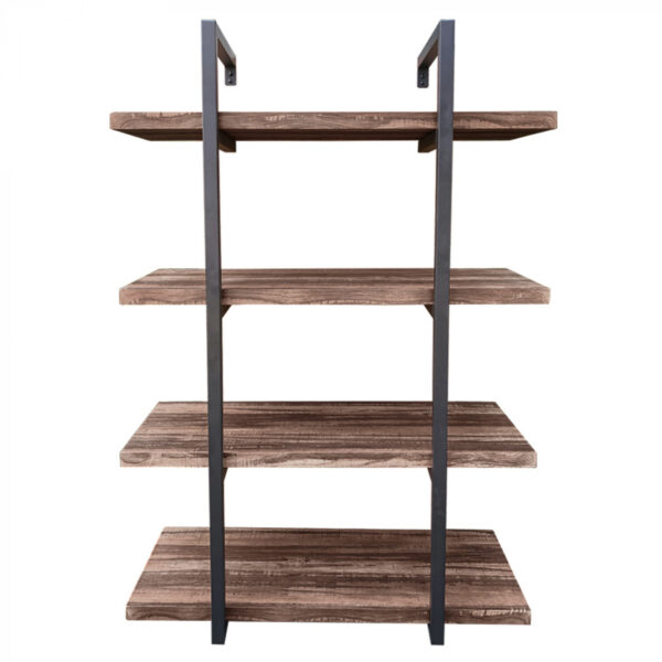 Wandregal Leiter Tough - Wandregal Bücherregal - Wandschrank - Industriell - 4 Lagerregale - VDD World DE