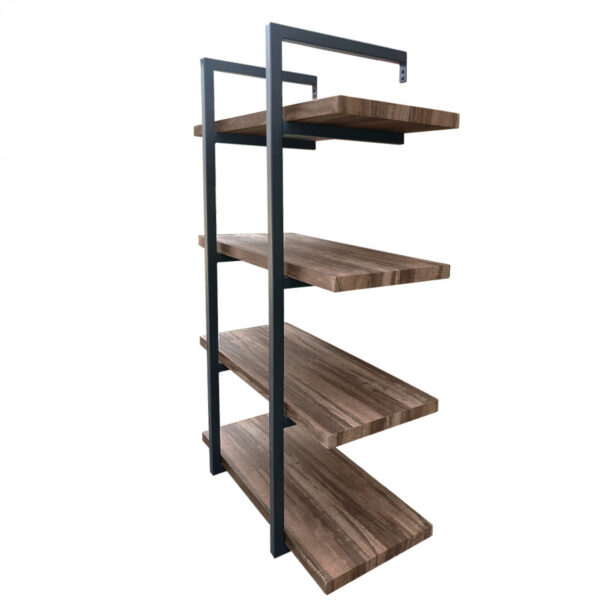 Wandregal Leiter Tough - Wandregal Bücherregal - Wandschrank - Industriell - 4 Lagerregale - VDD World DE
