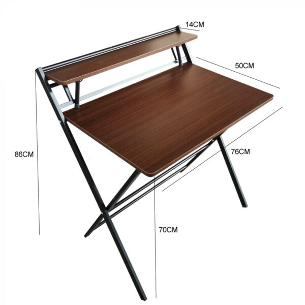   Schreibtisch Laptoptisch klappbar Tough – industrieller Vintage-Stil – platzsparend