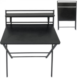 Schreibtisch Laptoptisch klappbar Tough - industriell modern - platzsparend - schwarz