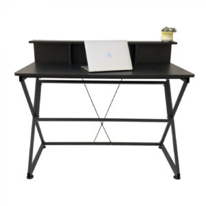 Schreibtisch Tisch Computer Laptop Tough - industrieller moderner Stil - 110 cm breit - schwarz