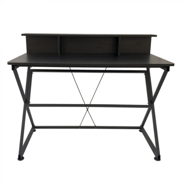 Schreibtisch Tisch Computer Laptop Tough - industrieller moderner Stil - 110 cm breit - schwarz - VDD World DE