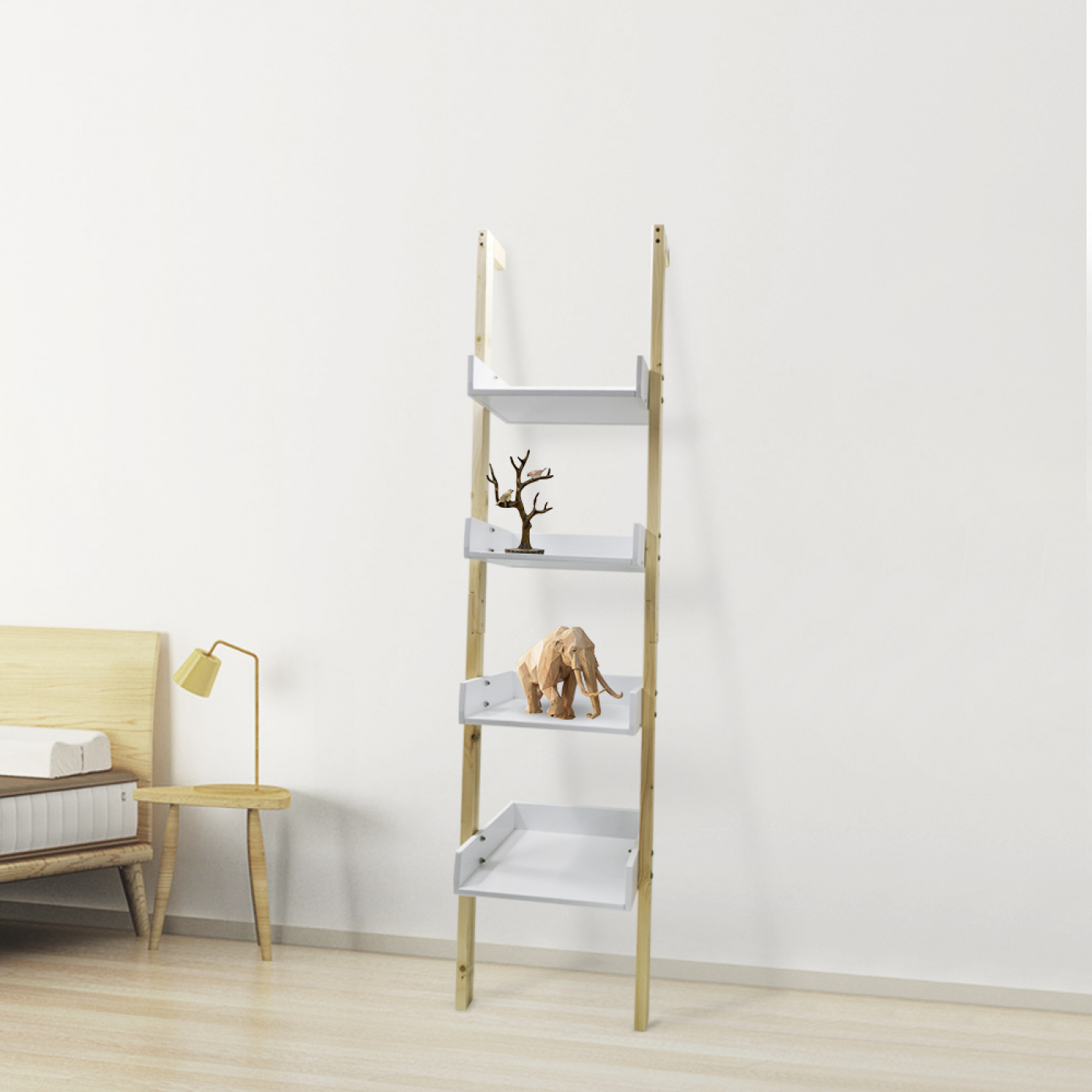 Wandschrank Wandregal Leiter Pukkie Kinderzimmer Kinderzimmer 152 cm hoch - alternatives Bild