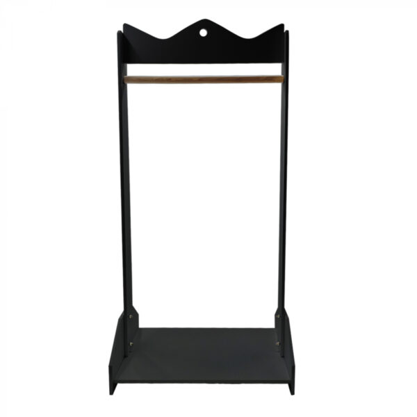   Kleiderständer Pukkie – Kindergarderobe Krone Design – Kinderzimmer Kinderzimmer – Schwarz