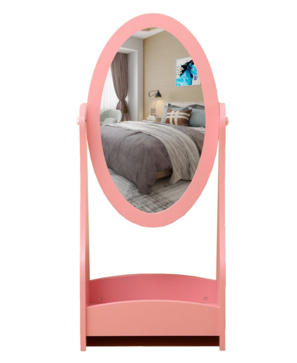 Schminkspiegel Schminkspiegel Prinzessin Mädchen Kinderzimmer Rosa - VDD World DE