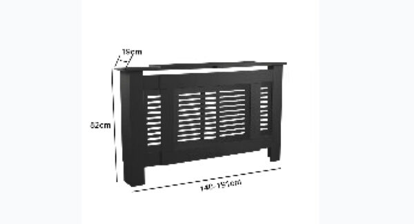   Radiatorgehäuseheizung – Radiatorgehäuse – Breite variabel 140 bis 190 cm
