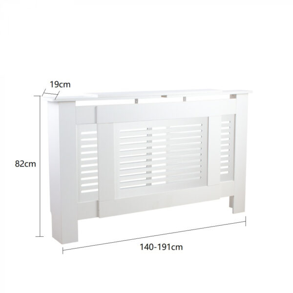Radiatorgehäuseheizung - Radiatorgehäuse - Breite variabel 140 bis 190 cm - VDD World DE